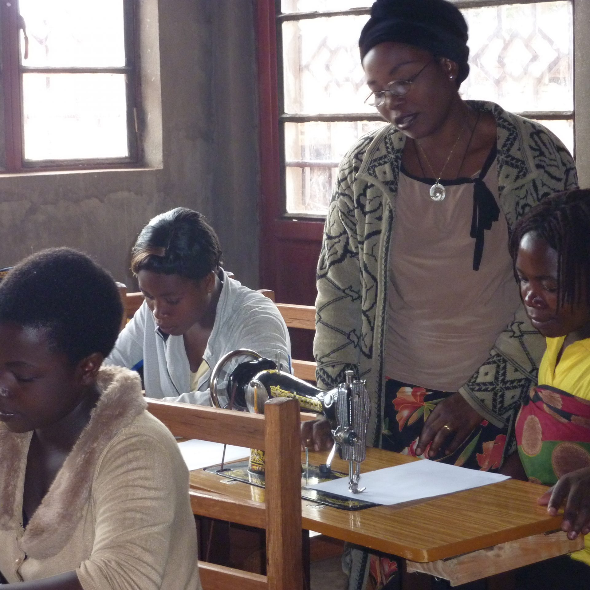 Taller de costura, Bukavu, 2014